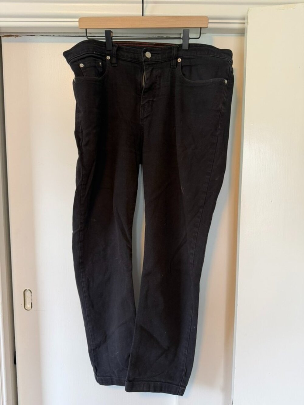American Giant Straight Cut Black Jeans